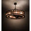 T" Mission" Downrod Ceiling Fan
