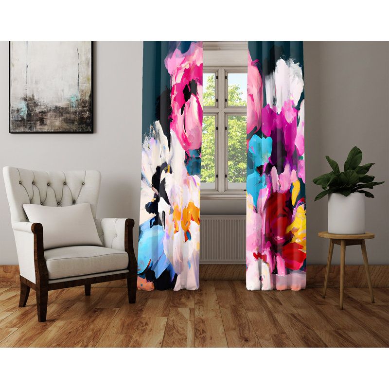 Paire de rideaux semi-transparents Alante, L 56 po x L 78 po