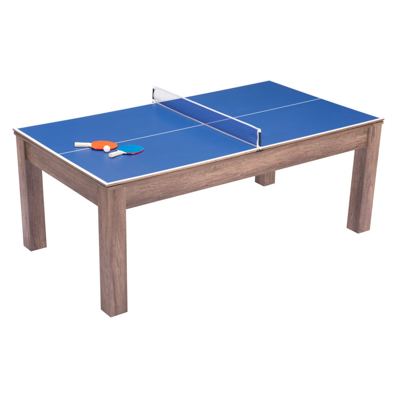 Zuo Hospitality 84.3'' L Multi Game Dining Table with Leg Levelers