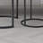 Modern Nesting Coffee Tables Set – Space-Saving Round Design with Marble Pattern & Black Metal Frame-1604891037