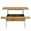 Table basse multifonctionnelle à plateau relevable - essentielle pour les maisons modernes. Pieds en verre trempé, plateau relevable. Parfaitement adapté aux salons et aux bureaux.-27263975