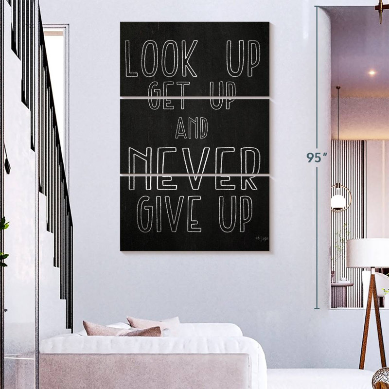 Tergel Look Up Get Up, 74" H x 48" W