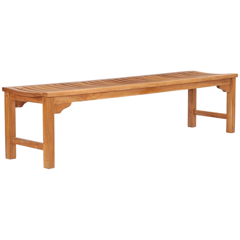 Wood Shower Bench, 18" H x 72" W x 18" D