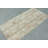 Small Vintage Turkish Oushak Rug for Decorative Muted Entry in White Patchwork Oriental Farmhouse Style with Flatweave Design Ideal for High Traffic Areas
