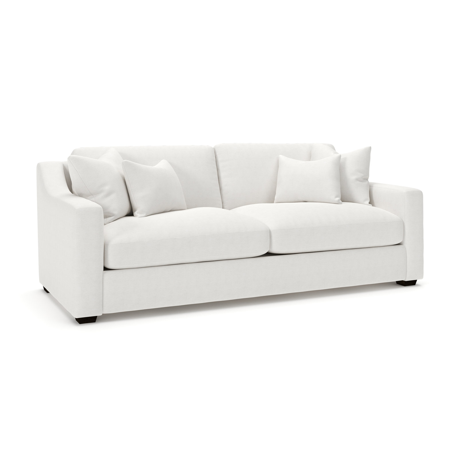 Rhodes 94.5'' Upholstered Sofa, Nomad Snow Crypton® Chenille