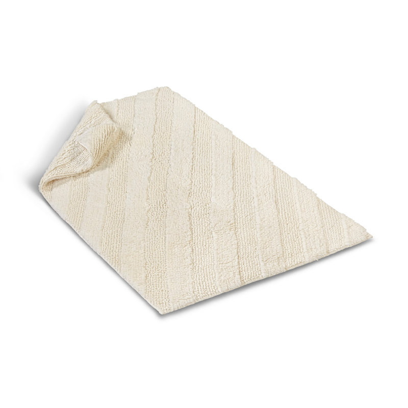 Tapis pour salle de bain Reanne, Crème