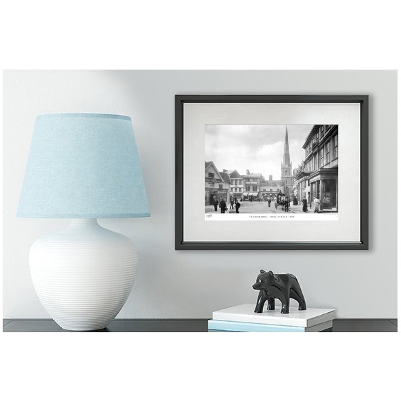 Trowbridge, Fore Street 1900 - Single Picture Frame Print, 28cm H x 36cm W x 2.3cm D
