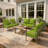 6.5″ Outdoor Replacement Cushion Set, Deep Seating Seat / Back Cushion Set-137666725
