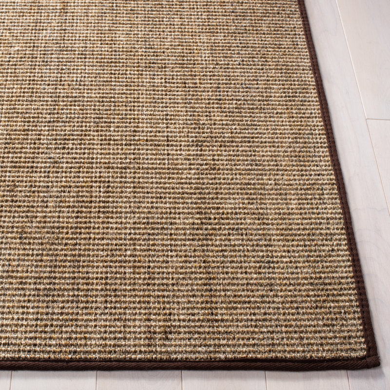 Martha Stewart Sisal/Jute Solid Color Rug in Brown, Rectangle 5' x 8'