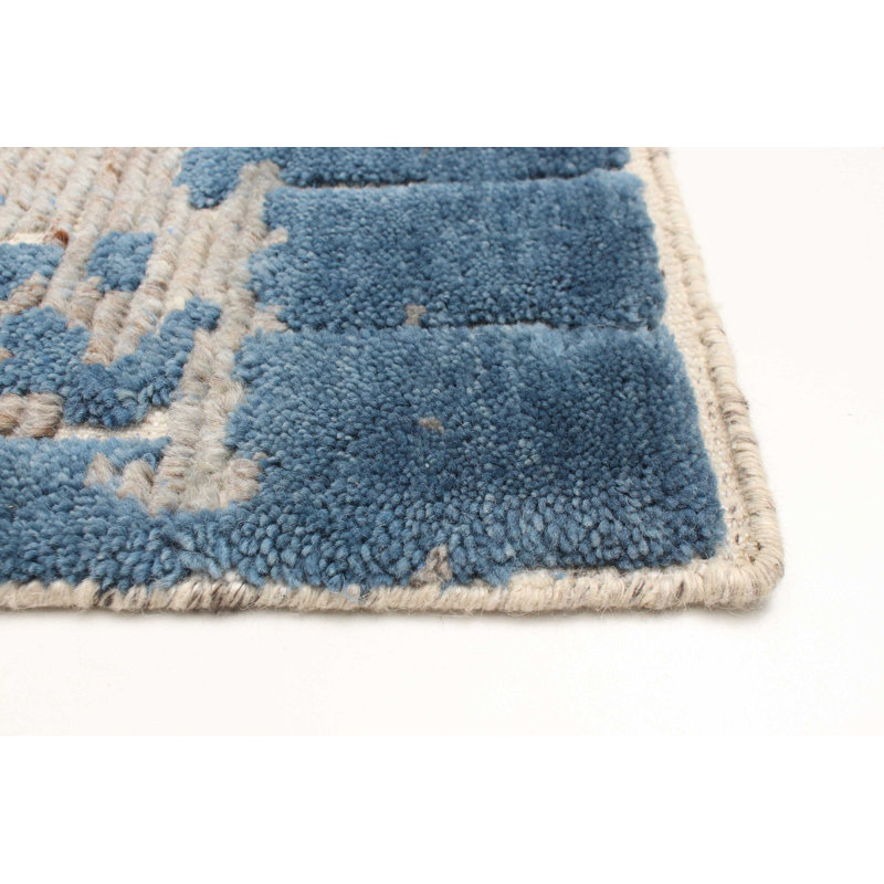 Tapis bleu Tangier 2 pi 10 po x 5 pi 0 po