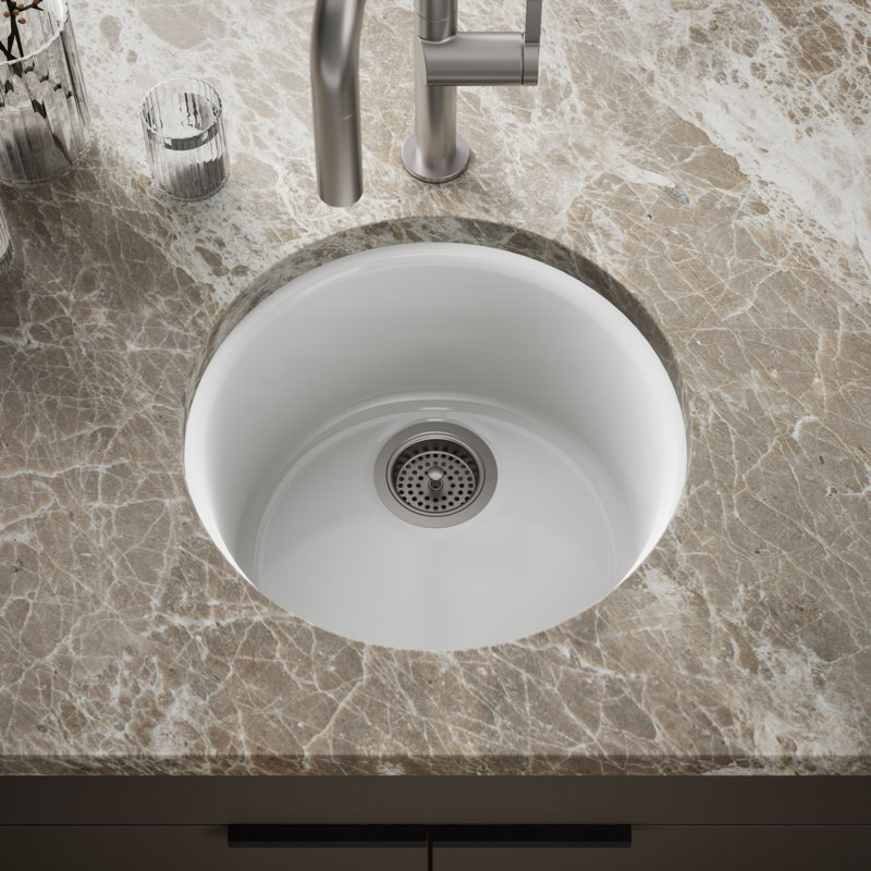 Porto Fino™ Top-Mount/Under-Mount Bar Sink, Basalt