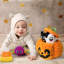Maïs en peluche citrouille 5ct pour animaux