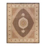 Himmet One-of-a-Kind 8'2" X 10'2" 2010s Wool Area Rug in Brown