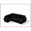 Canapé d'angle en velours côtelé ultra doux en forme de U de 103 pouces avec rangement et lit gigogne, table basse d'angle avec porte-gobelet et port USB