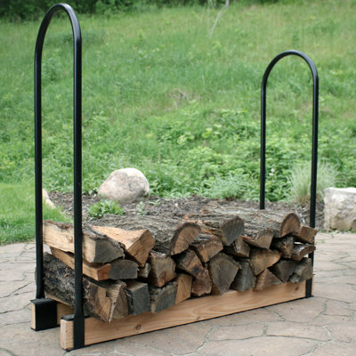 Carlo 12'' W Enamel Coated Steel Log Rack