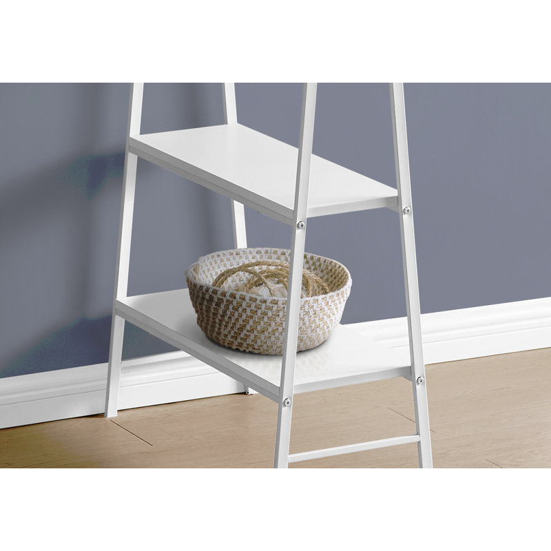Bureau d'ordinateur, bureau personnel, ordinateur portable, tablettes de rangement, L 48 po, métal stratifié, contemporain, moderne