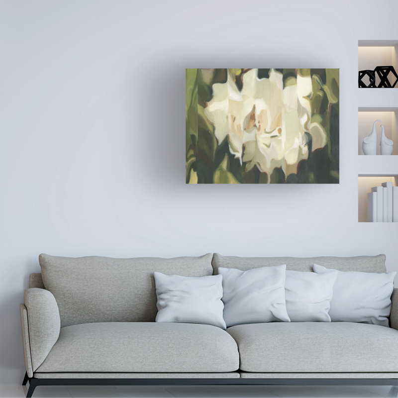 Art mural sur toile tendue - «Magnolia Shift II» par Ethan Harper pour décoration de salon, de chambre à coucher ou de bureau - 14 x 19