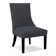 Chaise d'appoint rembourrée Tuxedo