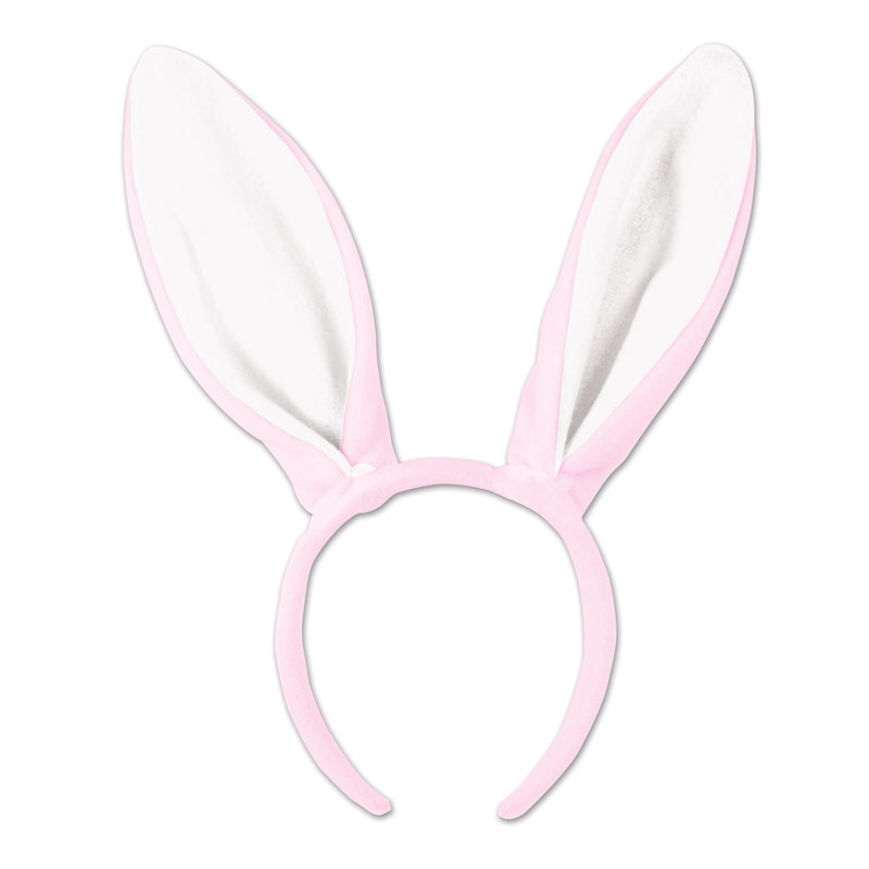 Oreilles de lapin Soft-Touch - paquet de 12, Blanc