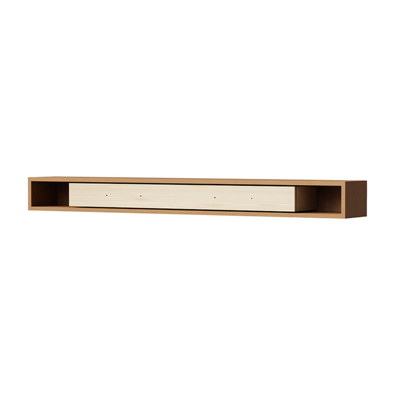 Wood Floating Shelf, 15.3cm H x 106.8cm W x 10.2cm D