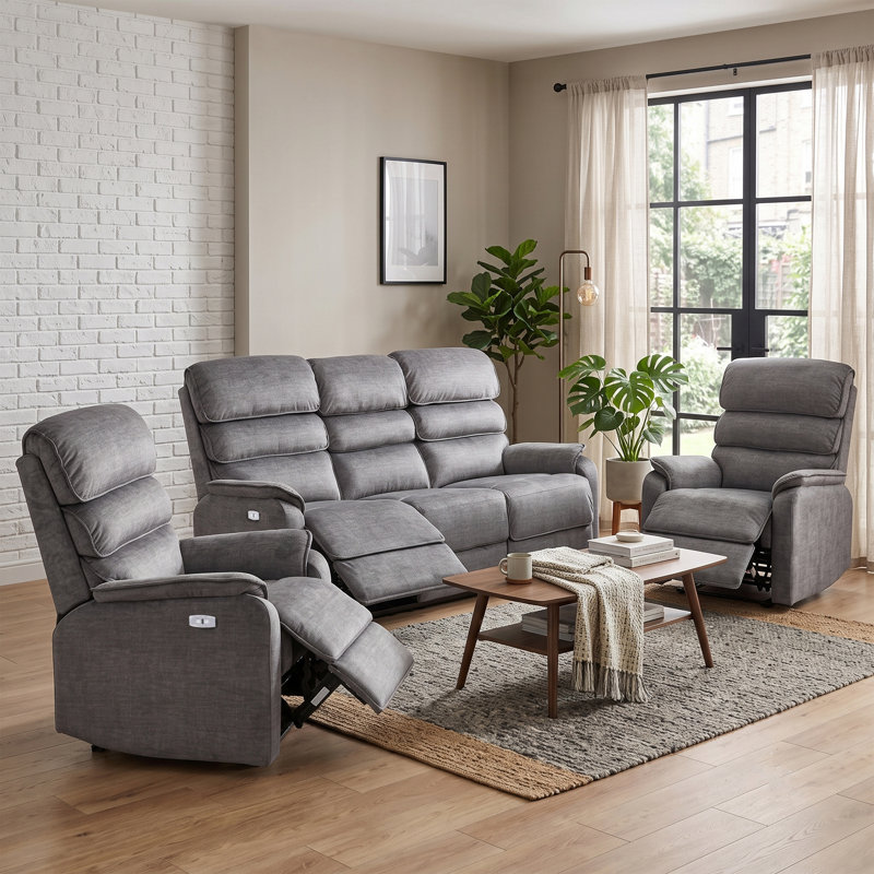 Blanche 2 Piece Reclining Sofa Set