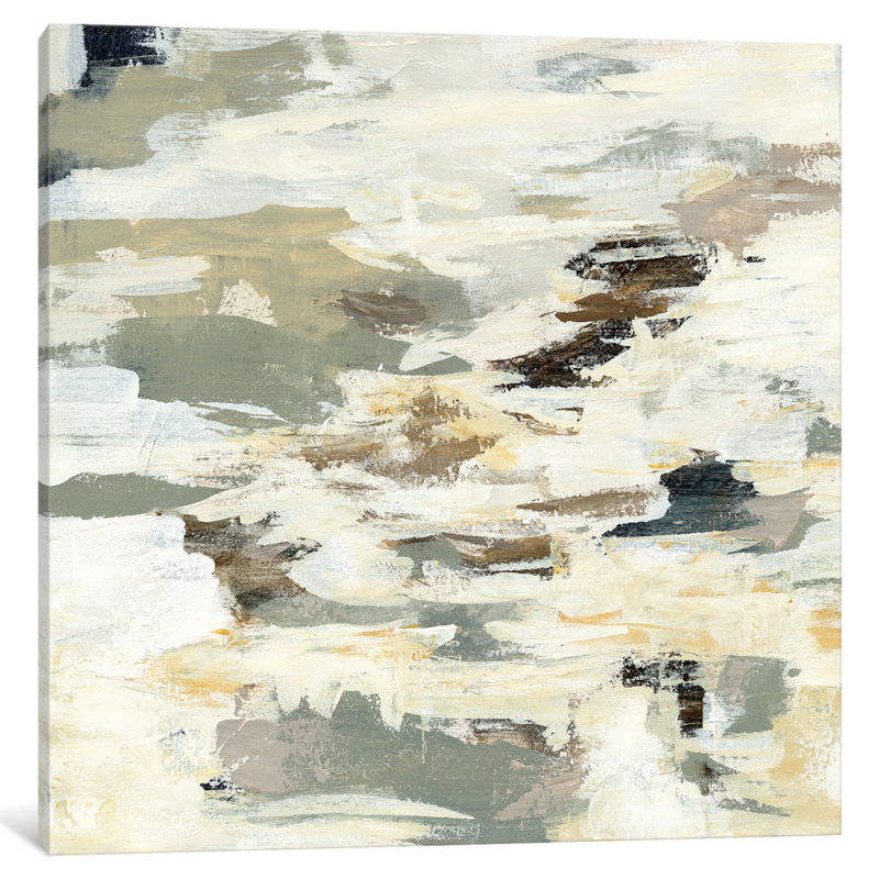 «Steps on Stones I», reproduction d'art sur toile, H 48 po x l 48 po x P 1,5 po, Pas de tapis, Toile tendue