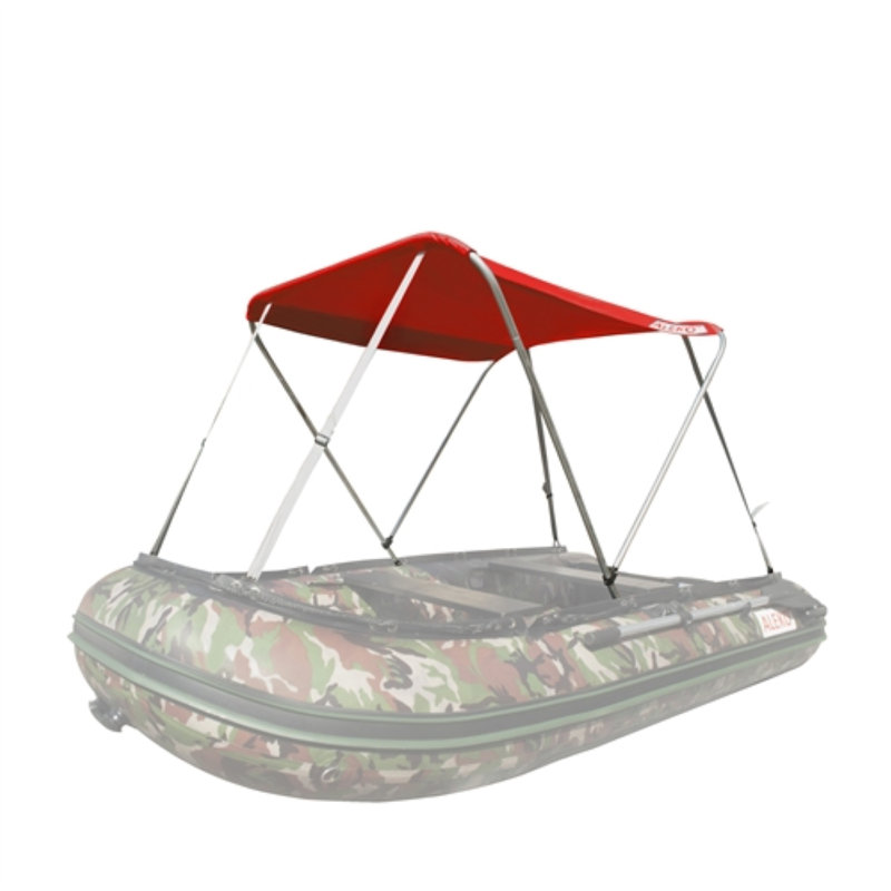 Rectangle Shade Sail with Posts, Red