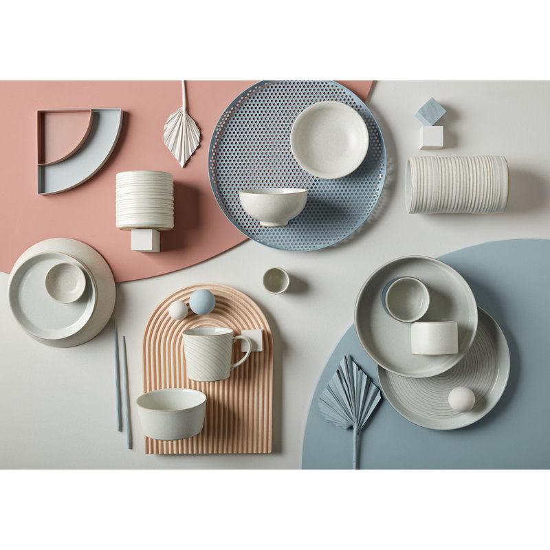 Denby Impression Pasta Bowls, Cream