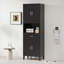 Armoire de salle de bain avec tiroir, 2 armoires, 4 portes à fermeture douce et 2 tablettes réglables-1067368994