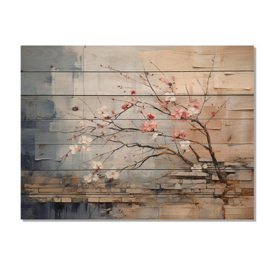 Yoga serein zen pastel I sur bois