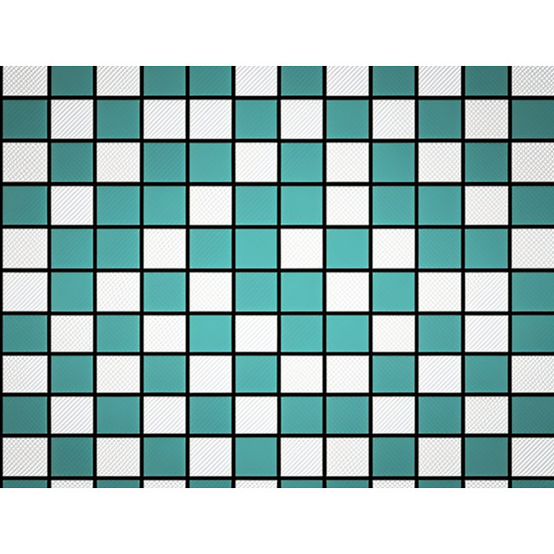 Machine Printed Comforter, Twin Comforter, Gray/Green Checkered
