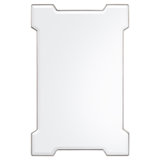 Aversa Metal Beveled Wall Mirror