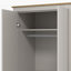 Limestone 2 Door Manufactured Wood Wardrobe-180069308