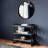 Simryn Iron Frame Round Mirror-626429766
