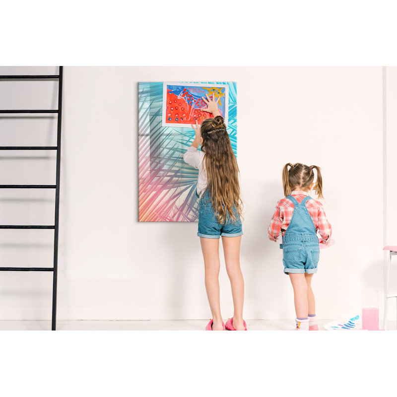 Magnetic Glass Photo Memo Board