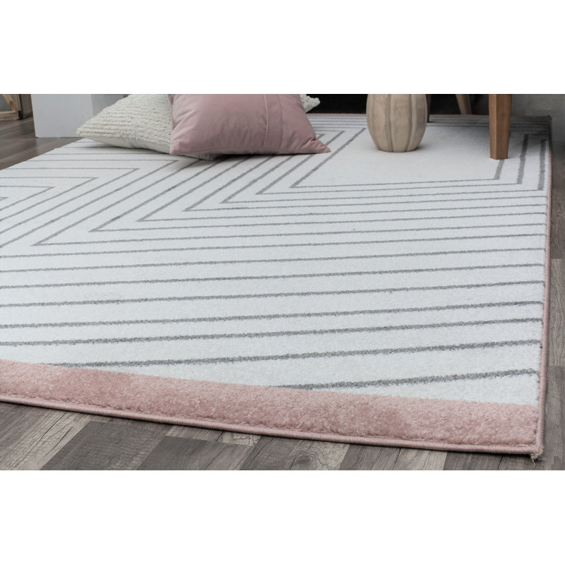 Tapis contemporain Milani Howlite, Rectangle 5 pi x 7 pi