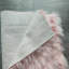 Tapis rose à poils longs Dosie-705126438