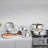 Cuisinart 12-Pc PureClad Triple-Ply Stainless Steel Cookware Set
