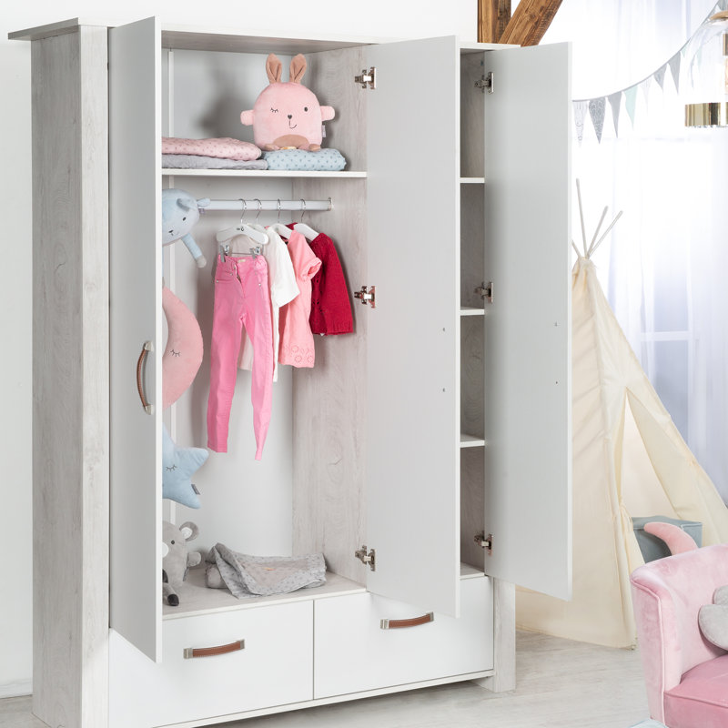 Mila 3 Door Wardrobe