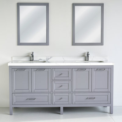 Ensemble de meuble-lavabo double 72 po Selena