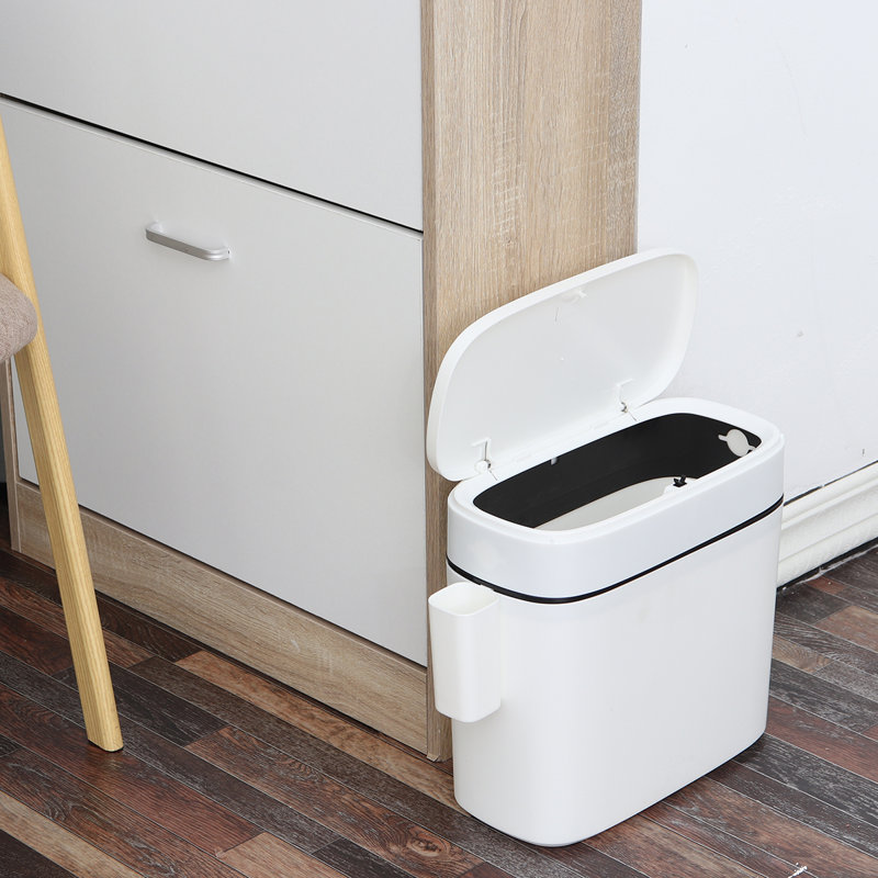 Plastic Open Waste Basket - 3.98 Gallons