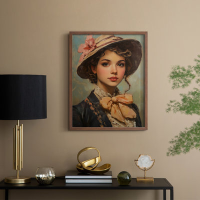 WOMEN Series CLxxxi III - reproduction encadrée de qualité supérieure - prête à être accrochée - aucun clou requis
