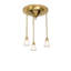 Amiley 3 - Light Gold Cluster Pendant