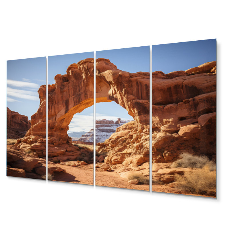 Désert arches I - ensemble d'art mural en métal Paysages