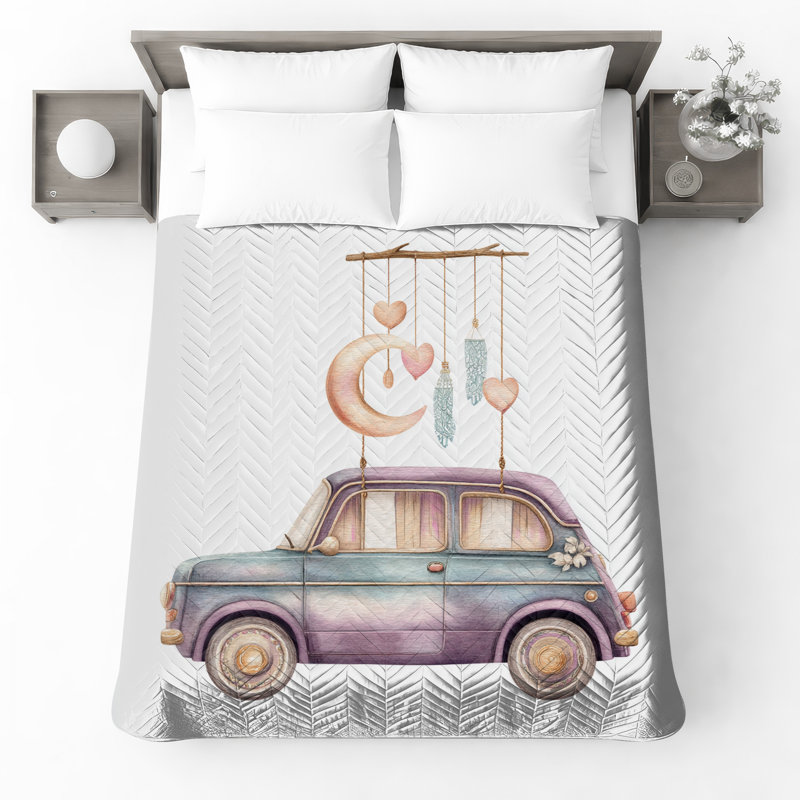 Illustration de voiture rétro, Double