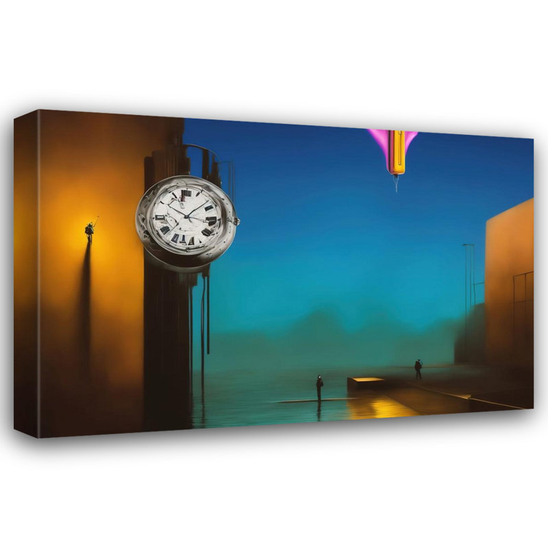 «Persistance of Memory Reimagined 37» par Stephen Chambers, impression sur toile tendue, L 36 po x H 32 po