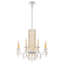 Siena 8 Light 30in x 31in Chandelier in Heirloom Gold with Clear Heritage Handcut Crystals-168886305-168886307