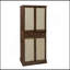 Armoire à 4 portes avec 1 tiroir, 4 tablettes intérieures réglables, armoire de rangement