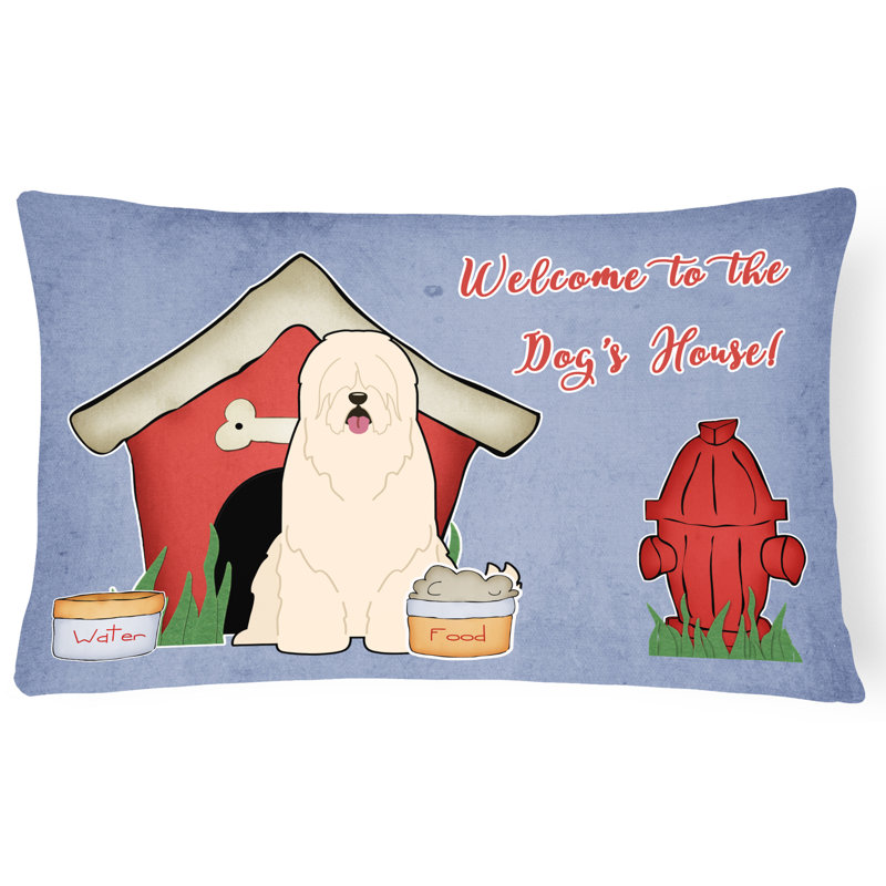 Coussin lombaire intérieur/extérieur rectangulaire pour chien house