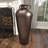 Russia Brown Metal Tall Floor Mediterranean Style Decorative Brown Vase with Hammered Details and Handles-588948385